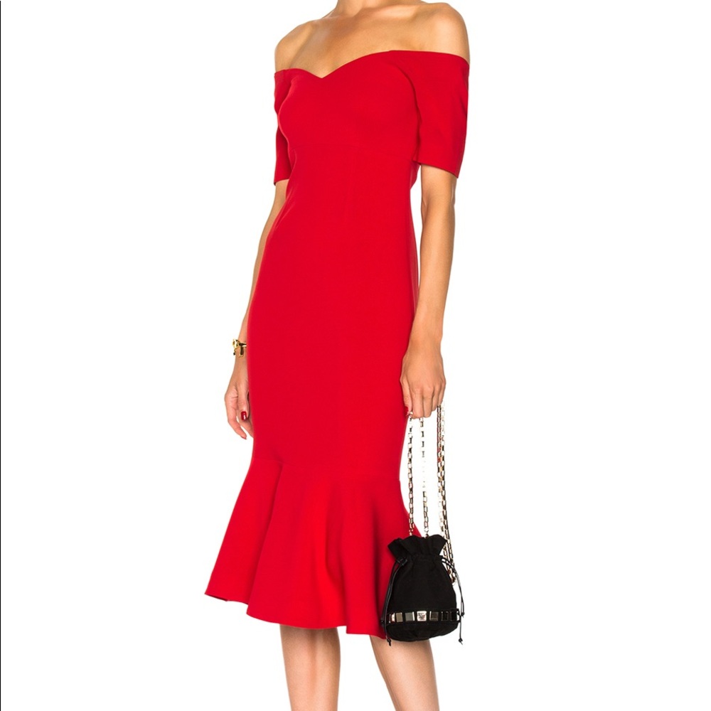 Cinq a sept carmine dress